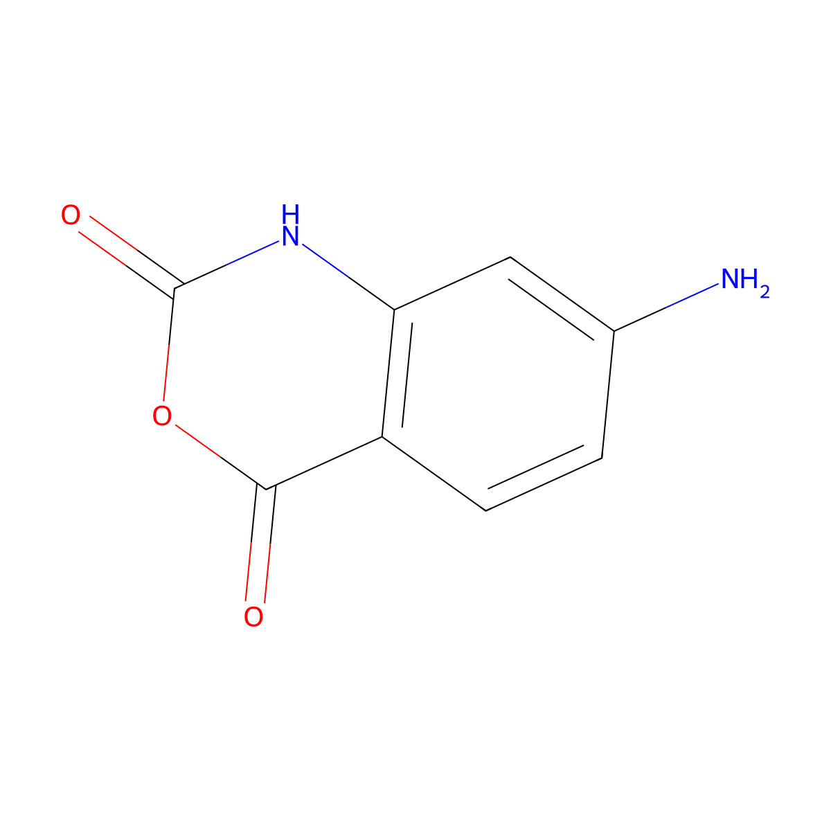 7-Amino-2H-3,1-benzoxazine-2,4(1H)-dione molecular structure, CAS 179331-04-5