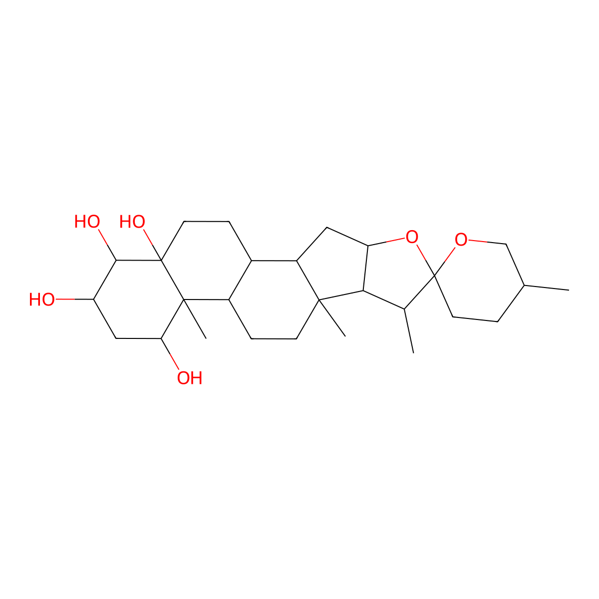 Convallagenin B molecular structure, CAS 17934-59-7