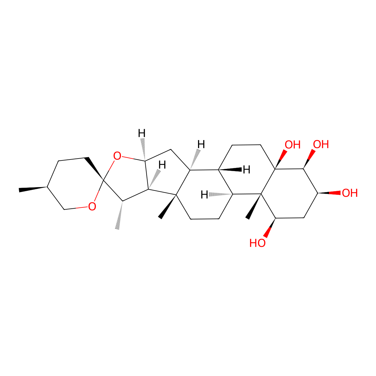 Convallagenin B molecular structure, CAS 17934-59-7