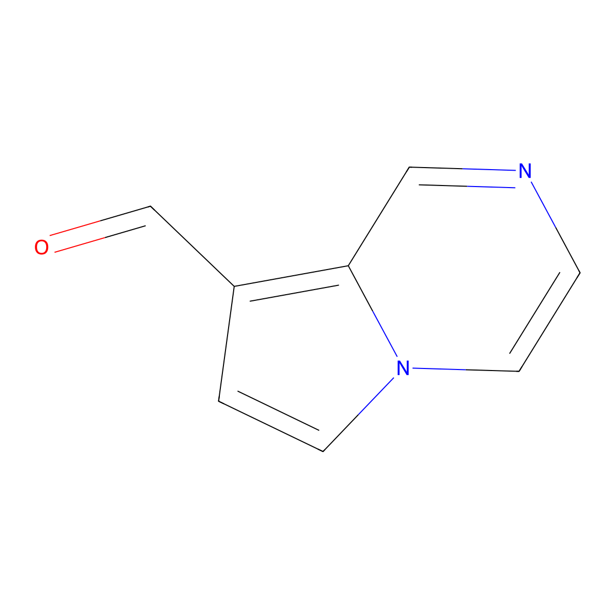 Pyrrolo[1,2-a]pyrazine-8-carbaldehyde molecular structure, CAS 179381-15-8