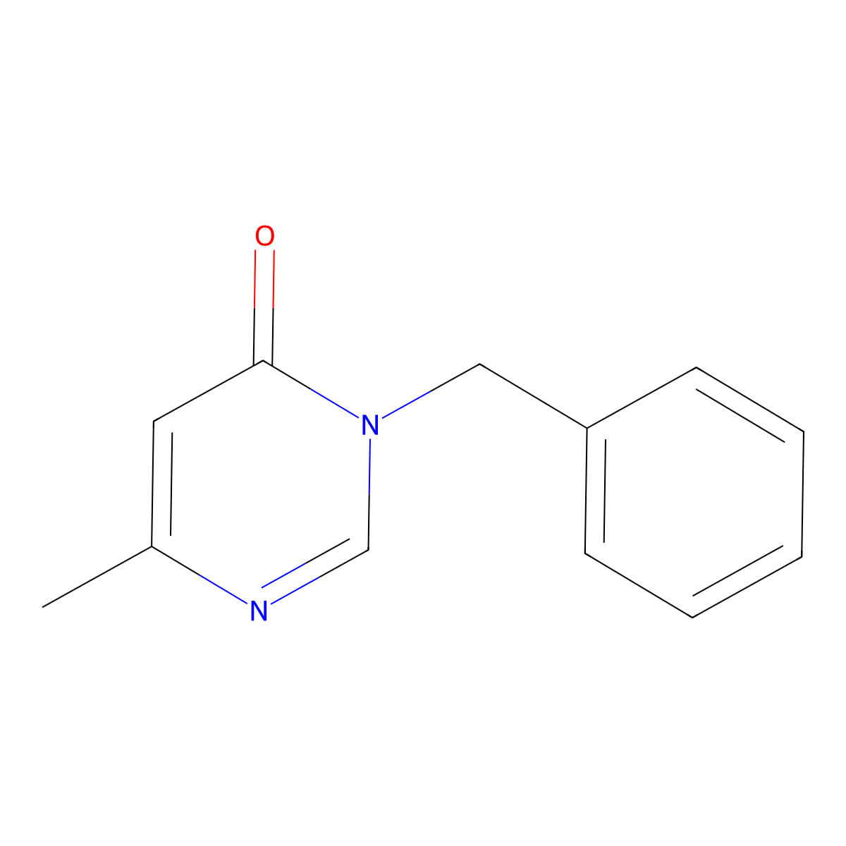 3-Benzyl-6-methyl-3,4-dihydropyrimidin-4-one molecular structure, CAS 1793864-23-9