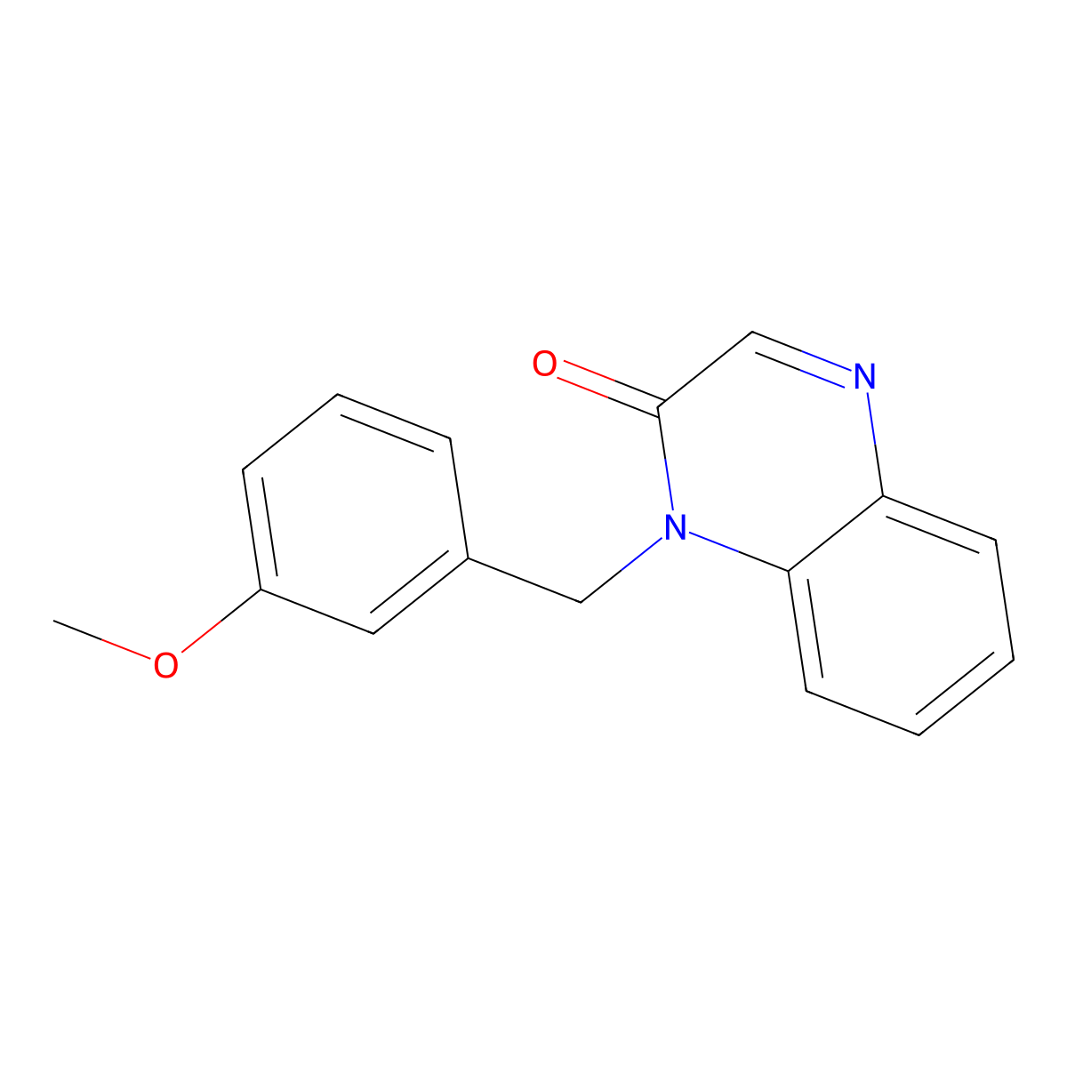 1-[(3-methoxyphenyl)methyl]-2(1H)-Quinoxalinone molecular structure, CAS 1793886-32-4