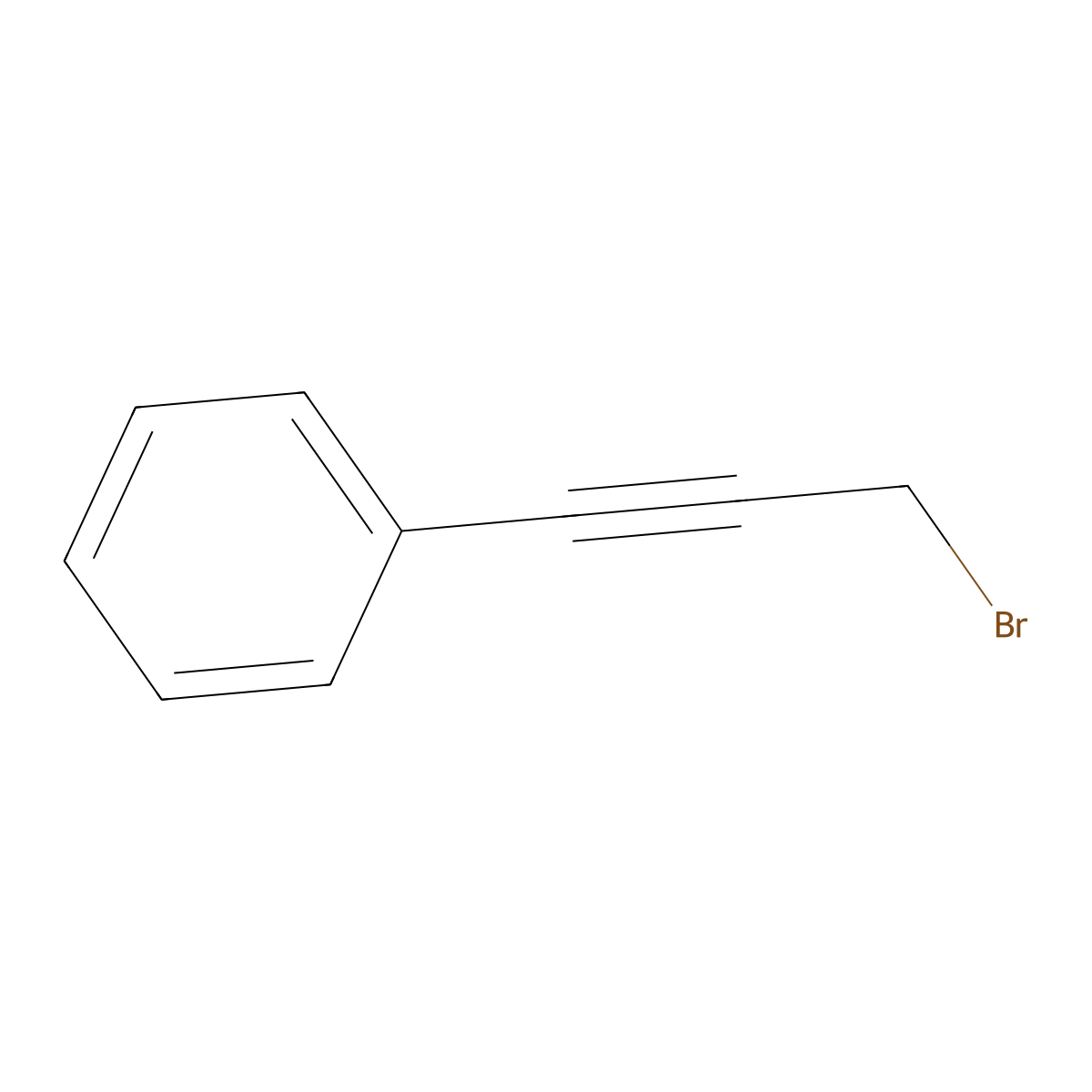 (3-Bromoprop-1-yn-1-yl)benzene molecular structure, CAS 1794-48-5