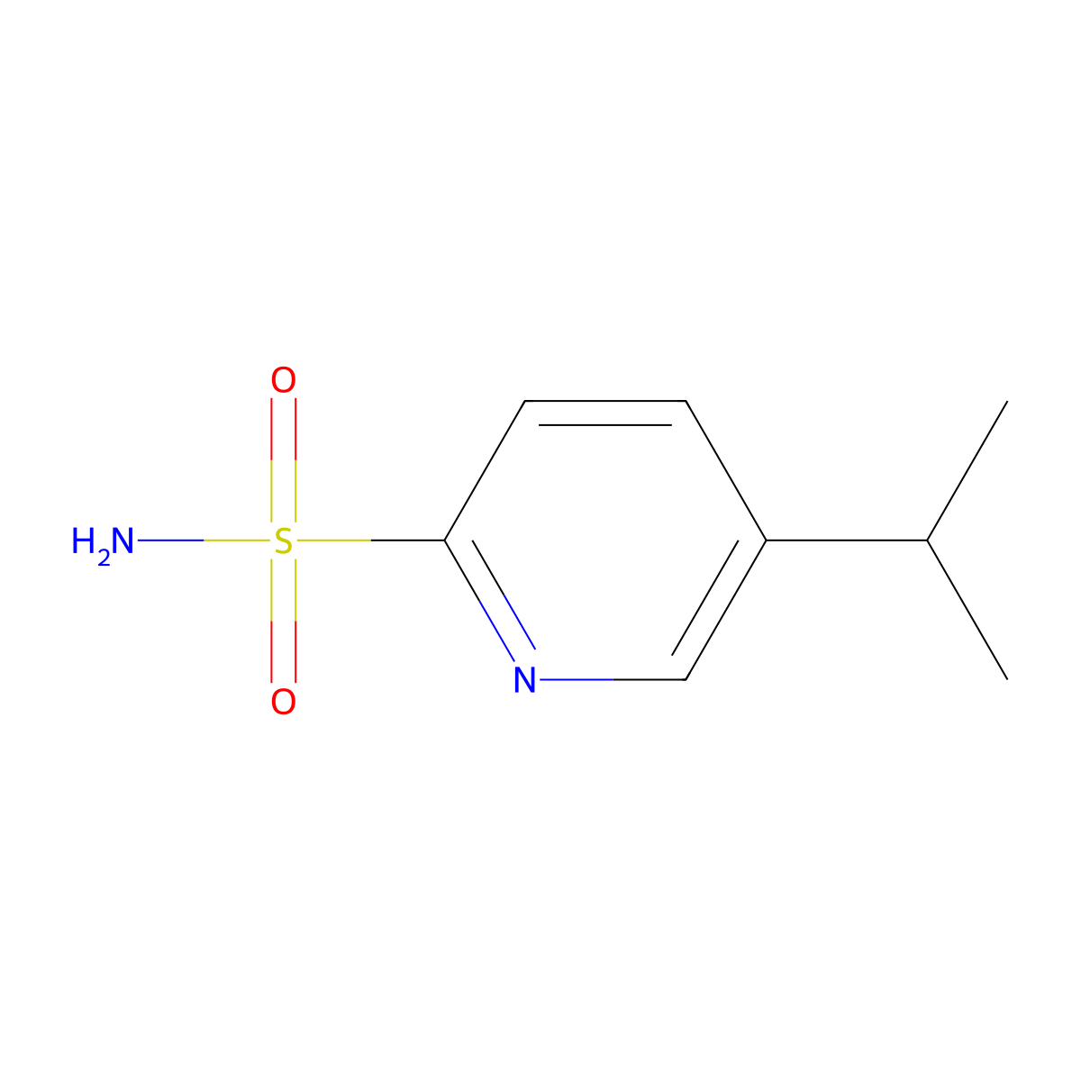 5-Isopropylpyridine-2-sulfonamide molecular structure, CAS 179400-18-1