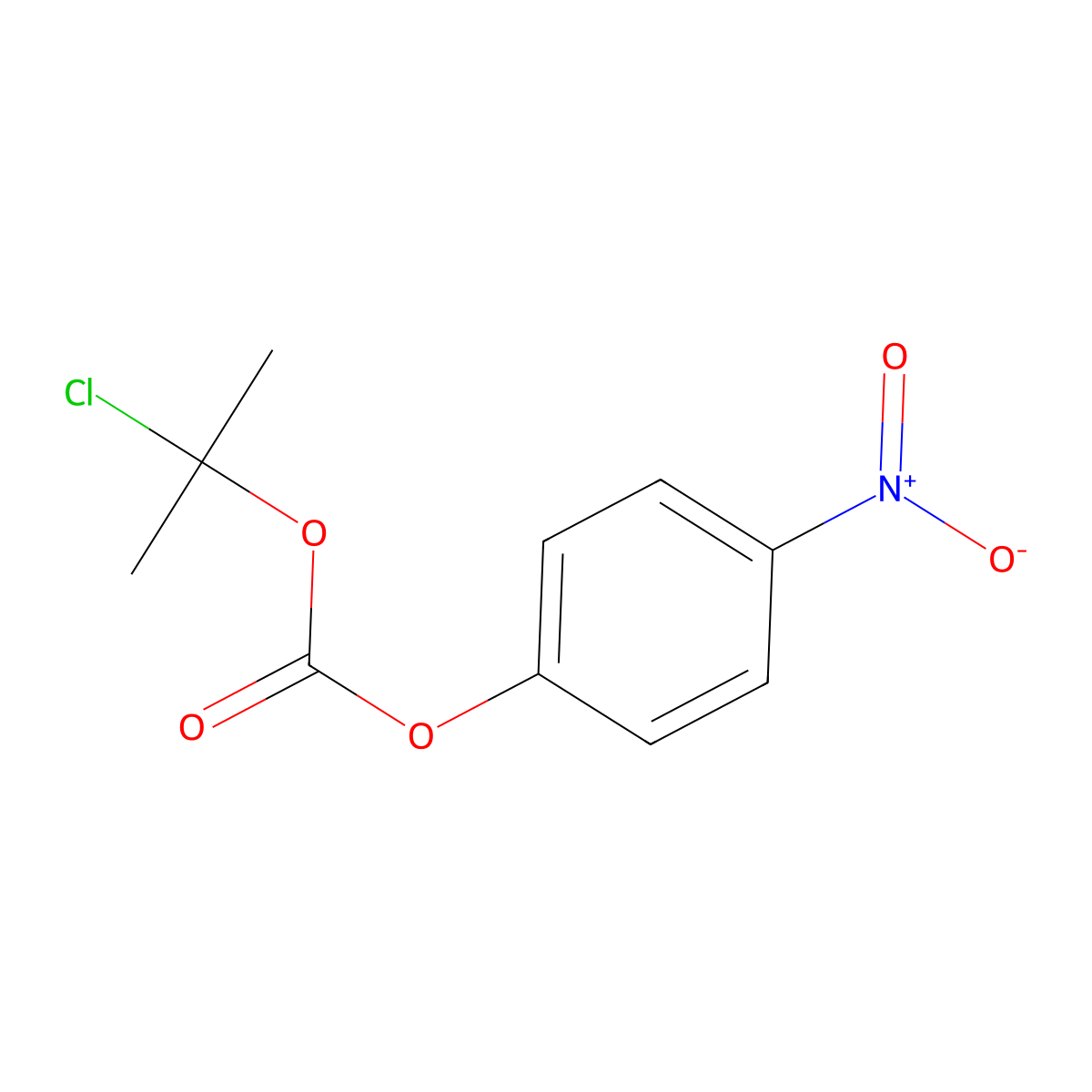 2-Chloropropan-2-yl (4-nitrophenyl) carbonate molecular structure, CAS 179419-26-2