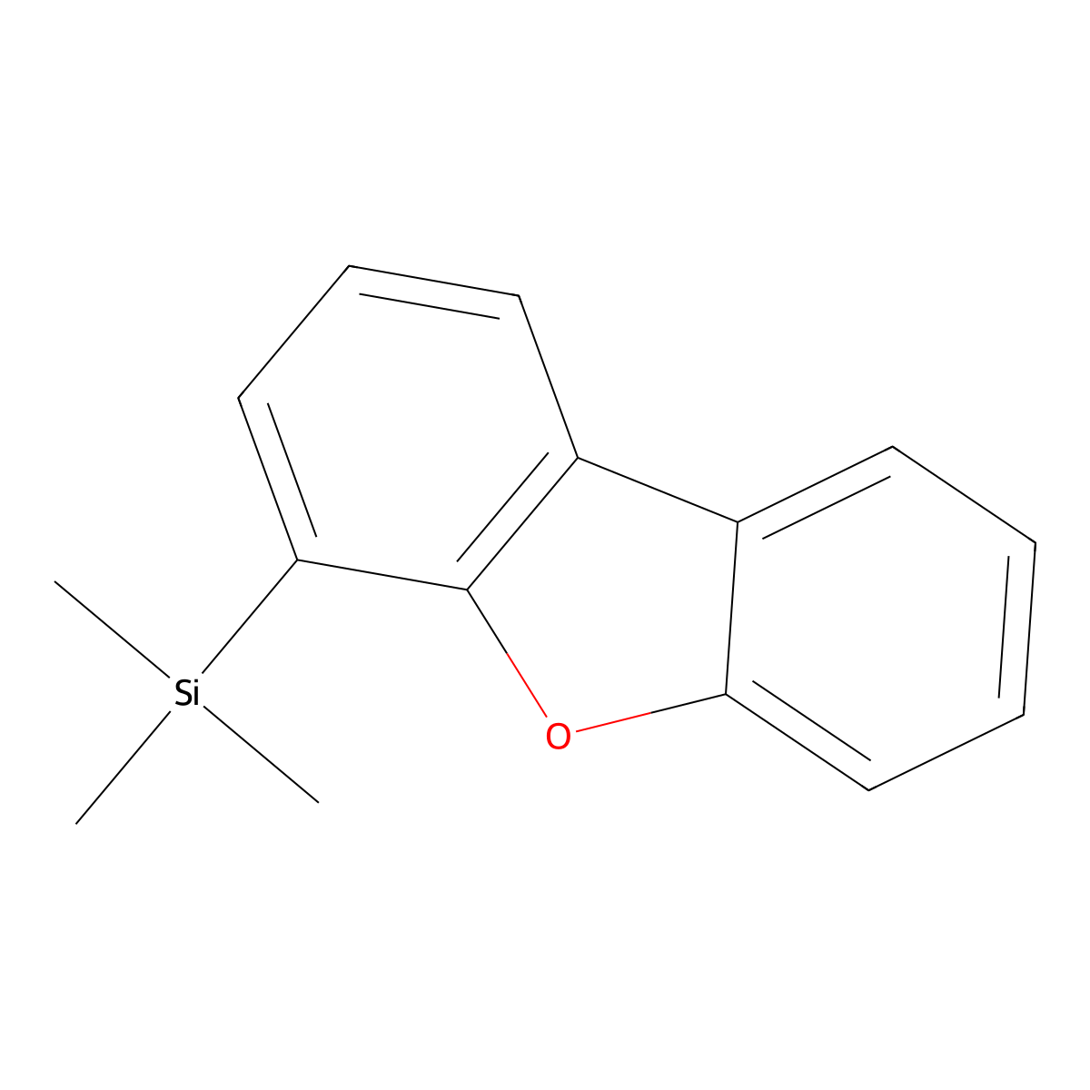 Dibenzo[b,d]furan-4-yltrimethylsilane molecular structure, CAS 17943-24-7