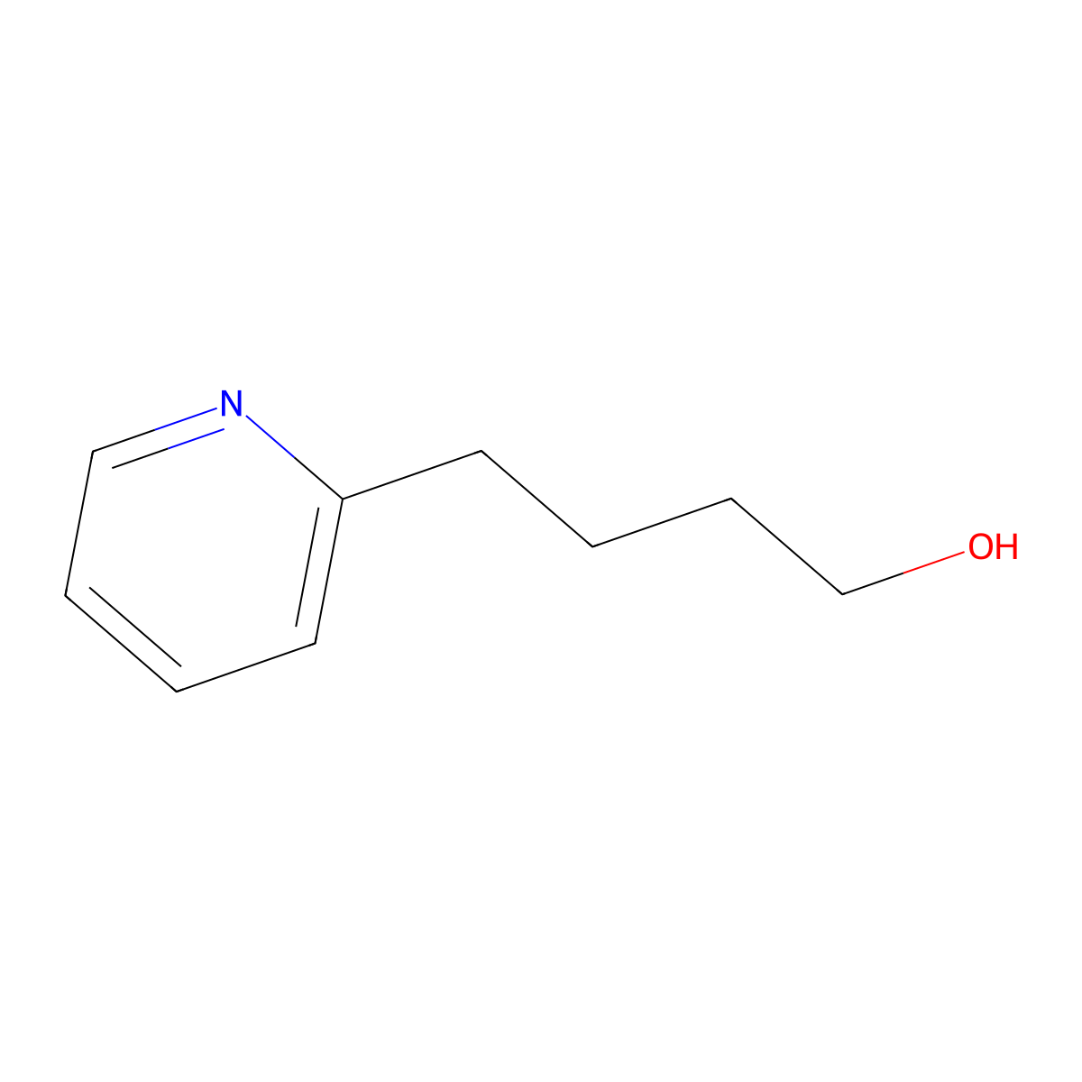 4-(Pyridin-2-yl)butan-1-ol molecular structure, CAS 17945-79-8