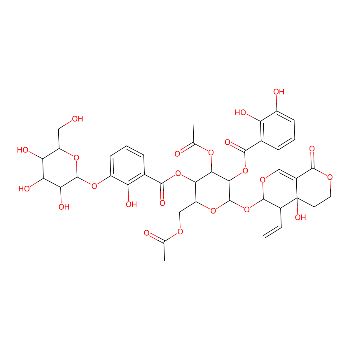 Macrophylloside B molecular structure, CAS 179457-67-1