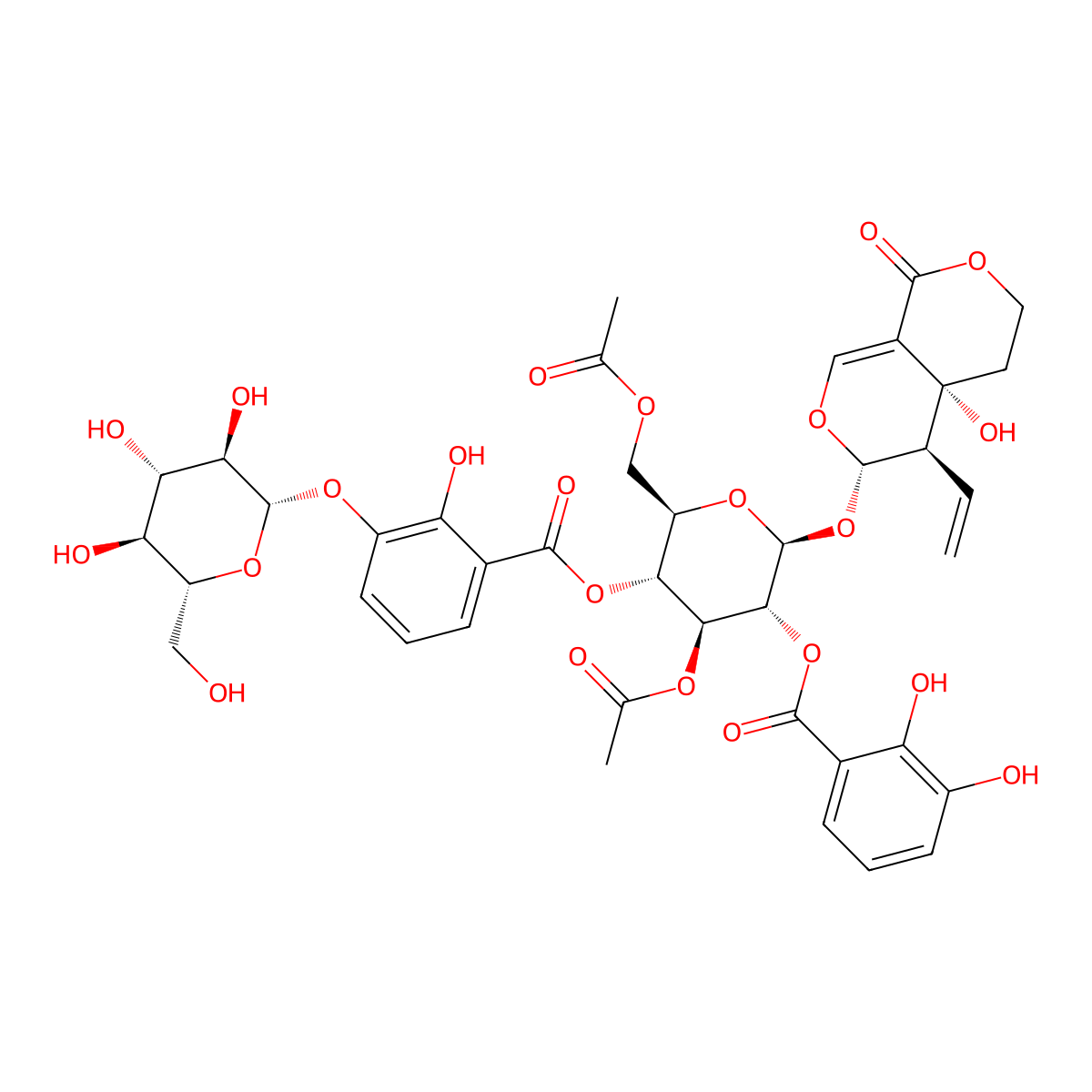 Macrophylloside B molecular structure, CAS 179457-67-1
