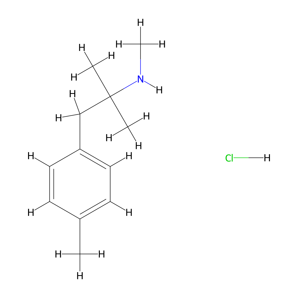 Methyl[2-methyl-1-(4-methylphenyl)propan-2-yl]amine hydrochloride molecular structure, CAS 1794736-79-0