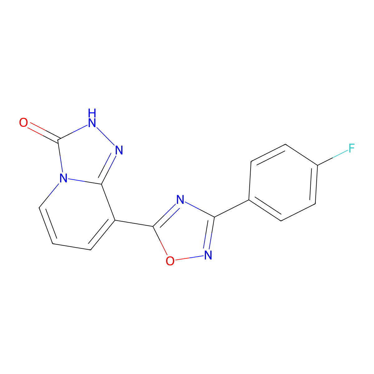8-[3-(4-fluorophenyl)-1,2,4-oxadiazol-5-yl][1,2,4]triazolo[4,3-a]pyridin-3(2H)-one molecular structure, CAS 1794818-27-1