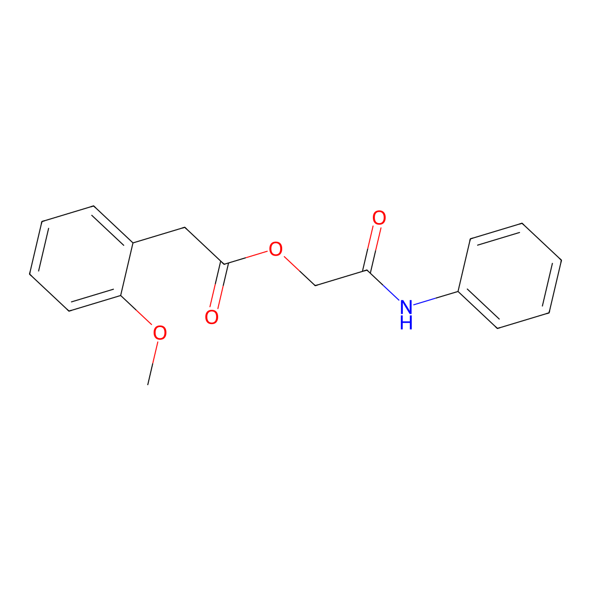 (2-Anilino-2-oxoethyl) 2-(2-methoxyphenyl)acetate molecular structure, CAS 1794840-96-2