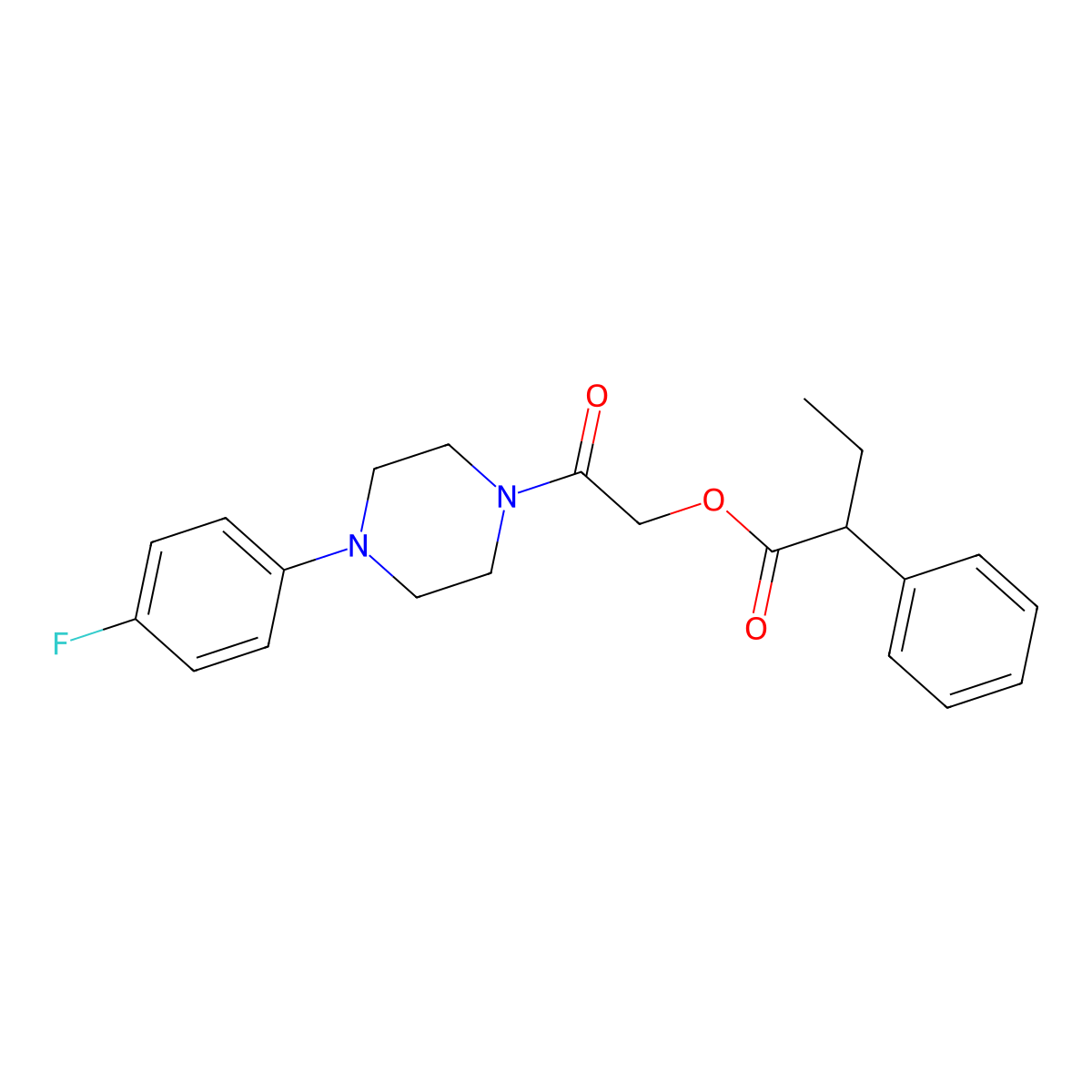 2-[4-(4-Fluorophenyl)piperazin-1-YL]-2-oxoethyl 2-phenylbutanoate molecular structure, CAS 1794850-17-1