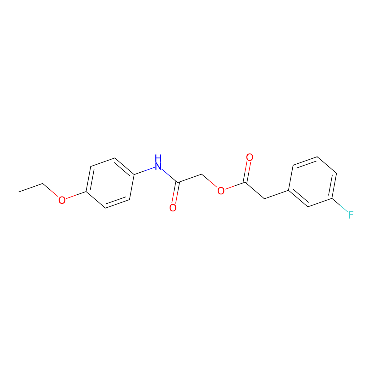 [2-(4-Ethoxyanilino)-2-oxoethyl] 2-(3-fluorophenyl)acetate molecular structure, CAS 1794987-89-5