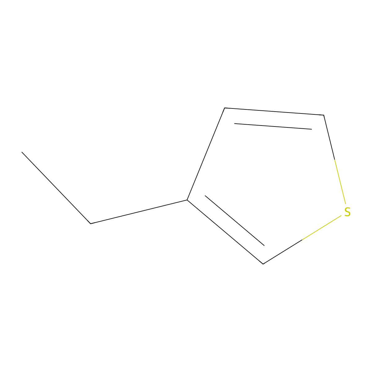 3-Ethylthiophene molecular structure, CAS 1795-01-3