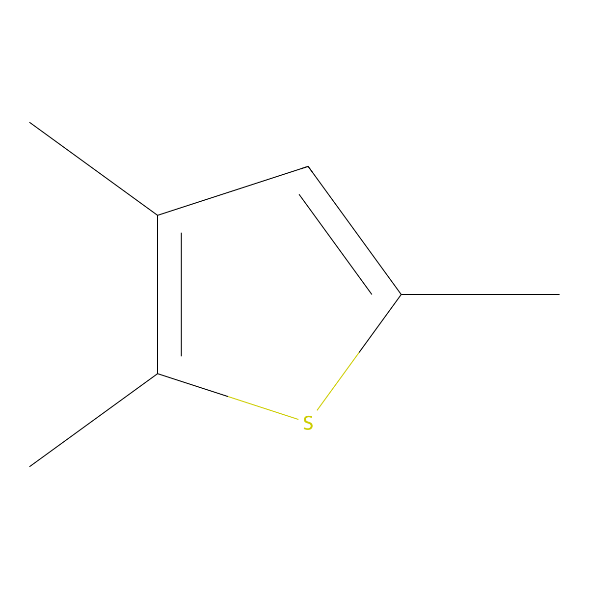 2,3,5-Trimethylthiophene molecular structure, CAS 1795-05-7