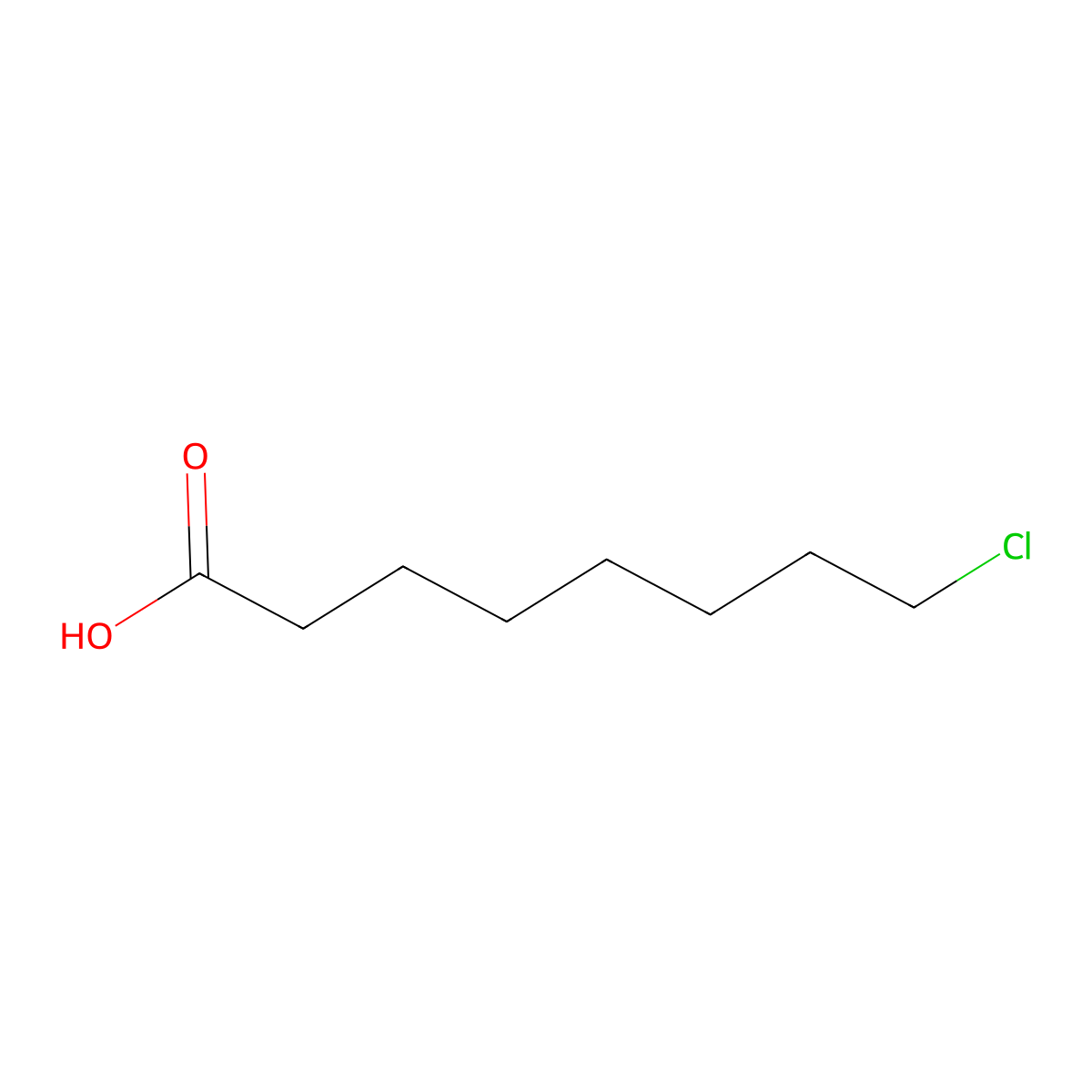 8-Chlorooctanoic acid molecular structure, CAS 1795-62-6