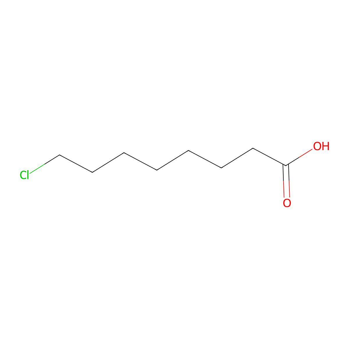 8-Chlorooctanoic acid molecular structure, CAS 1795-62-6