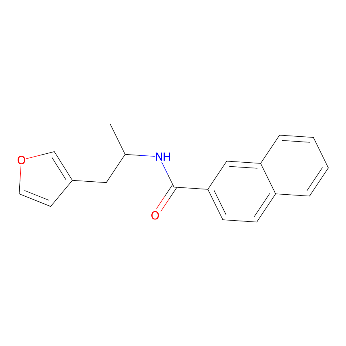 N-(1-(furan-3-yl)propan-2-yl)-2-naphthamide molecular structure, CAS 1795194-61-4
