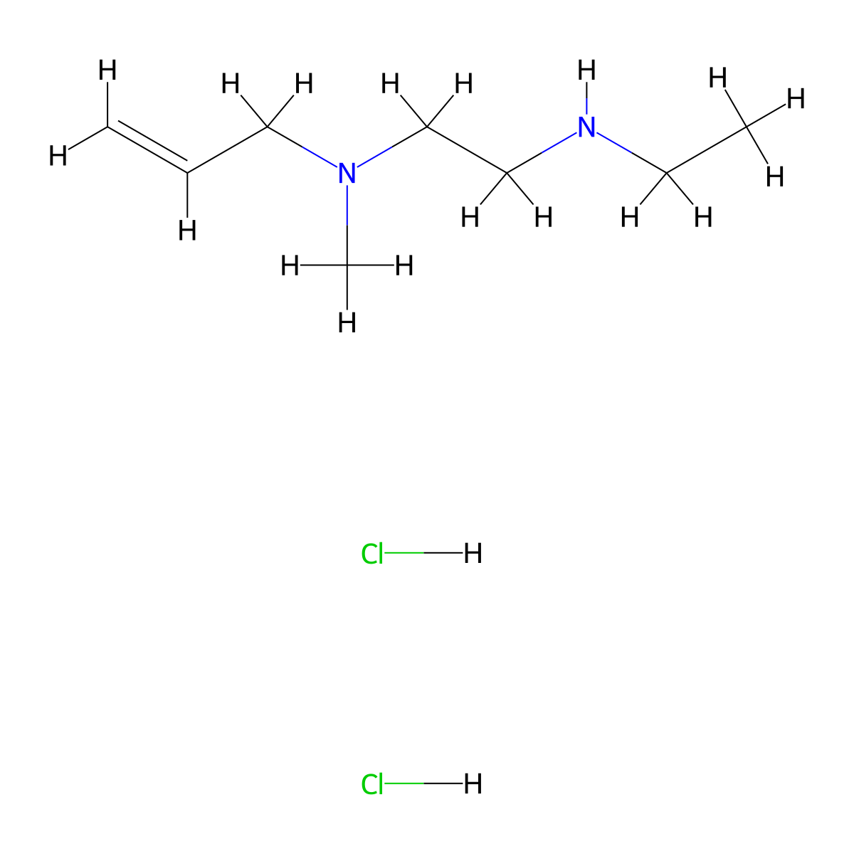 [2-(Ethylamino)ethyl](methyl)(prop-2-en-1-yl)amine dihydrochloride molecular structure, CAS 1795281-52-5