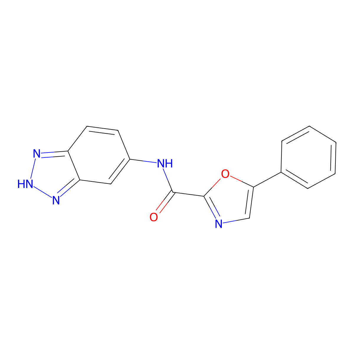 N-(1H-benzo[d][1,2,3]triazol-5-yl)-5-phenyloxazole-2-carboxamide molecular structure, CAS 1795297-04-9
