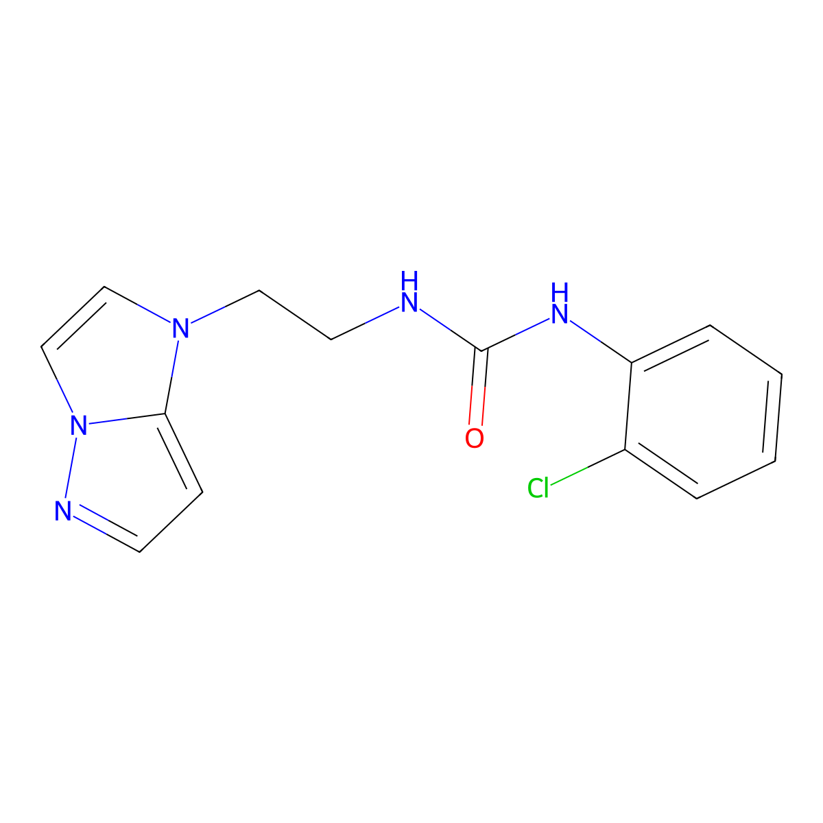 1-(2-(1H-imidazo[1,2-b]pyrazol-1-yl)ethyl)-3-(2-chlorophenyl)urea molecular structure, CAS 1795297-42-5