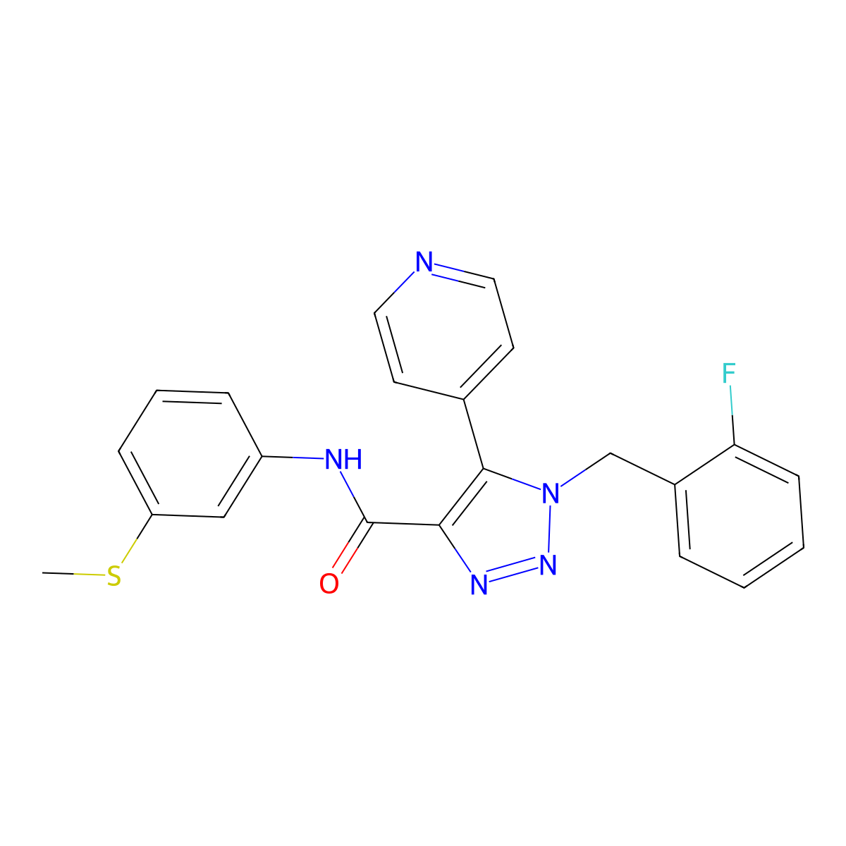 C22H18FN5OS molecular structure, CAS 1795299-91-0