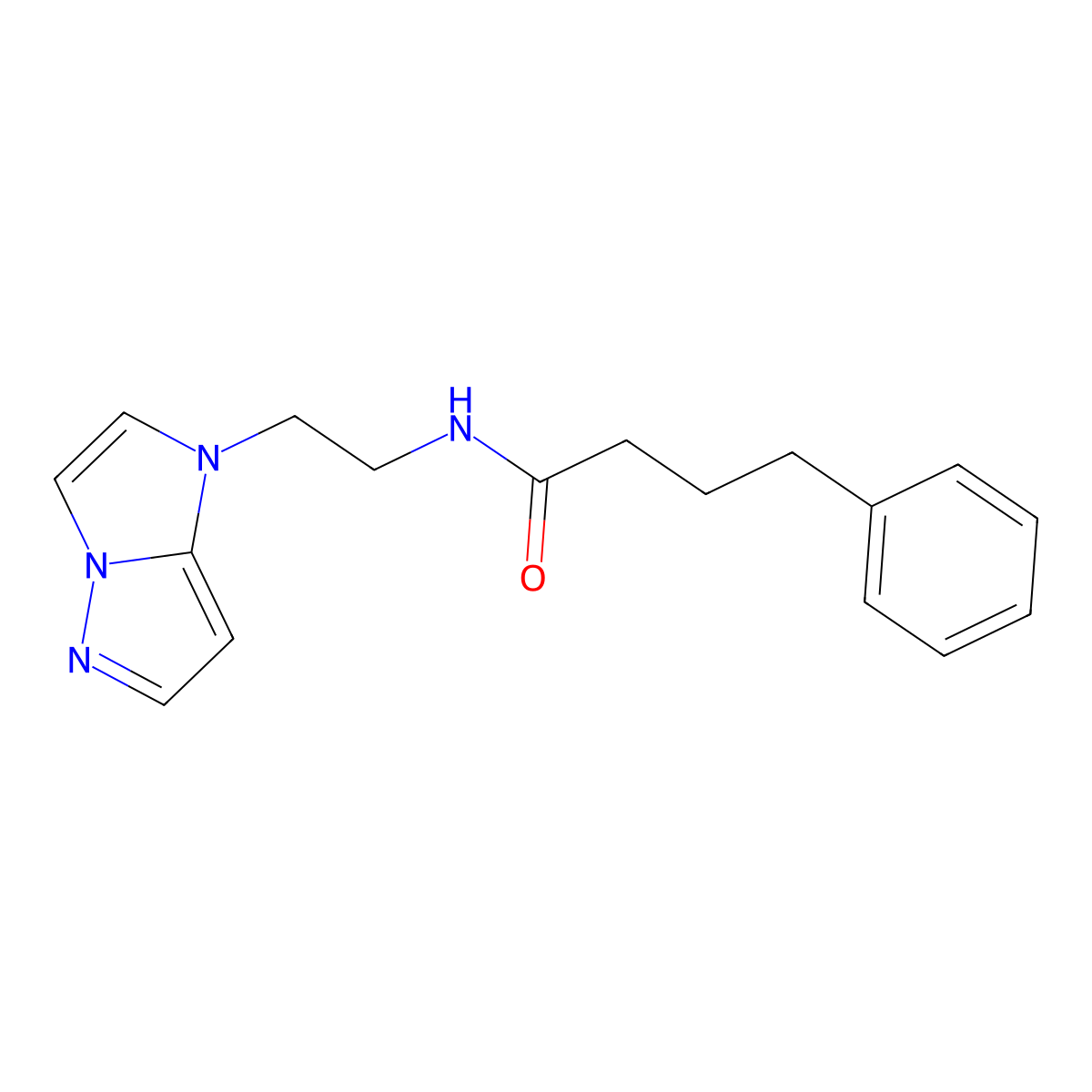 N-(2-(1H-imidazo[1,2-b]pyrazol-1-yl)ethyl)-4-phenylbutanamide molecular structure, CAS 1795300-01-4