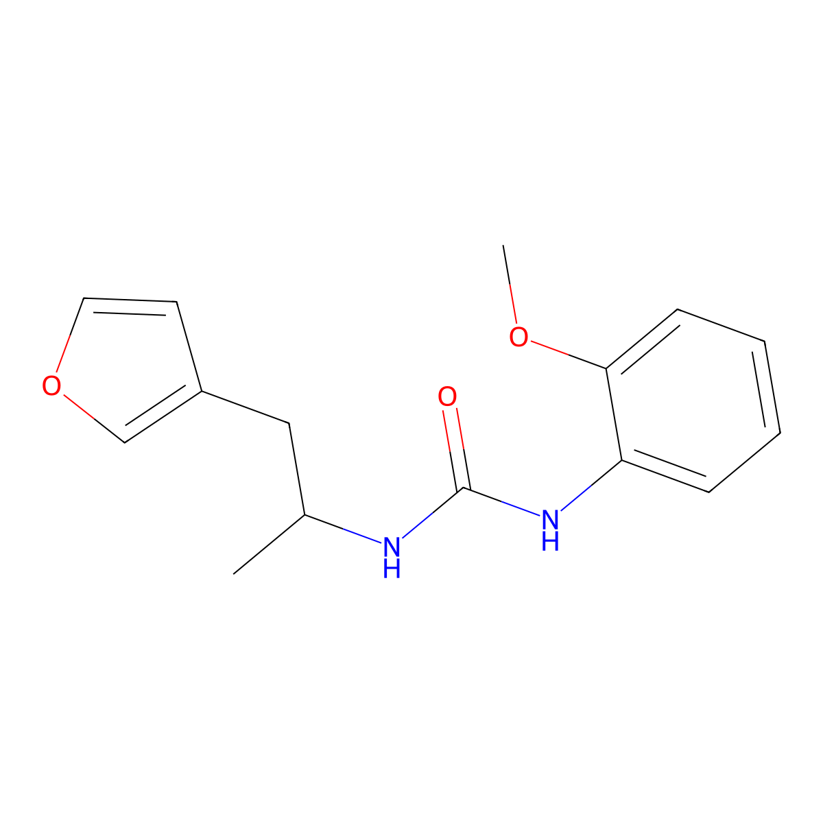 1-(1-(Furan-3-yl)propan-2-yl)-3-(2-methoxyphenyl)urea molecular structure, CAS 1795301-34-6