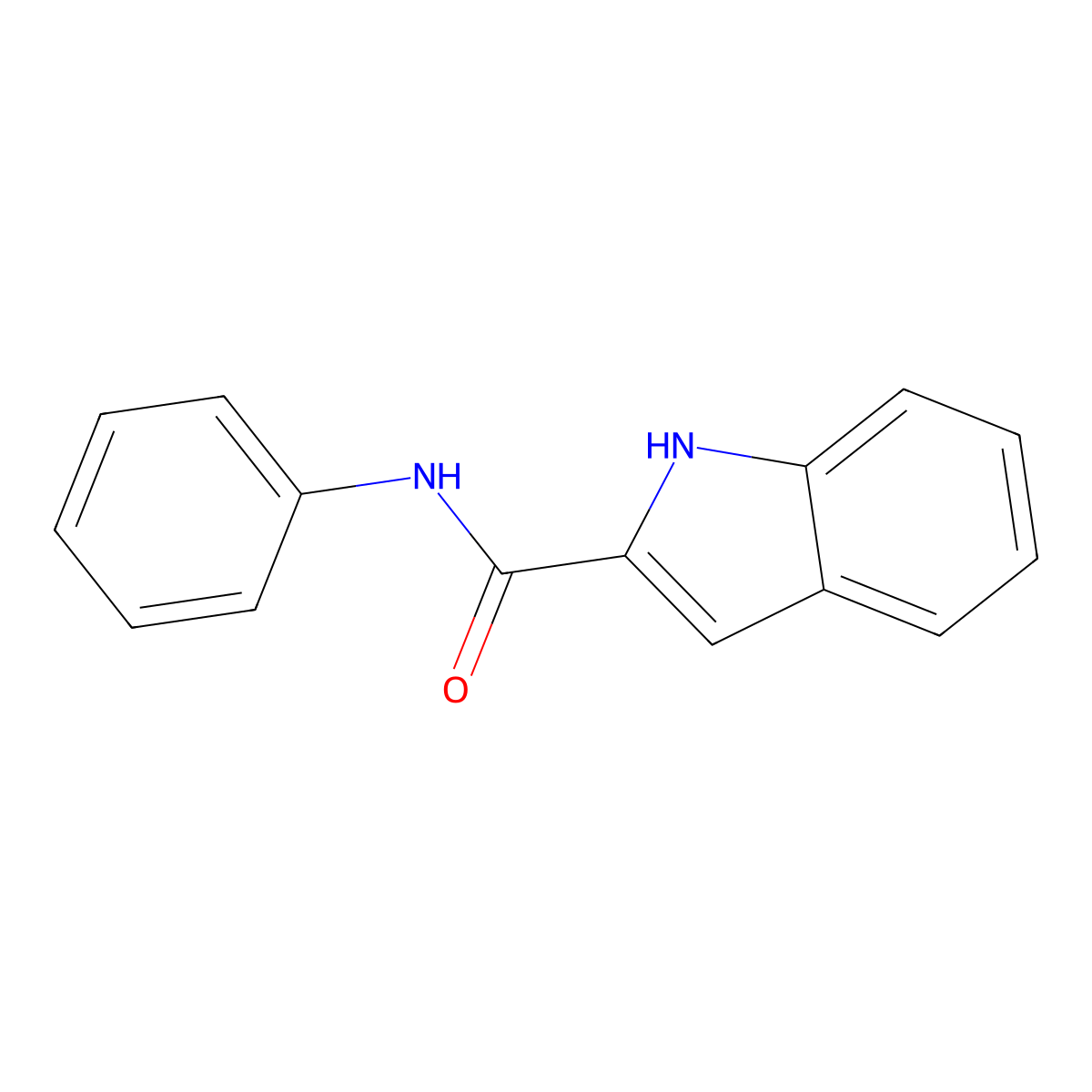 N-Phenyl-1H-indole-2-carboxamide molecular structure, CAS 17954-05-1
