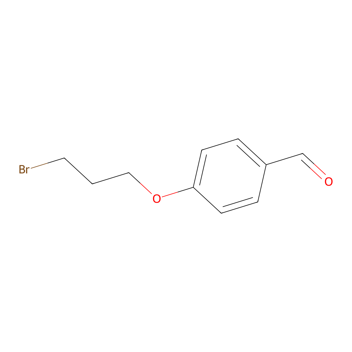 4-(3-Bromopropoxy)benzaldehyde molecular structure, CAS 17954-81-3