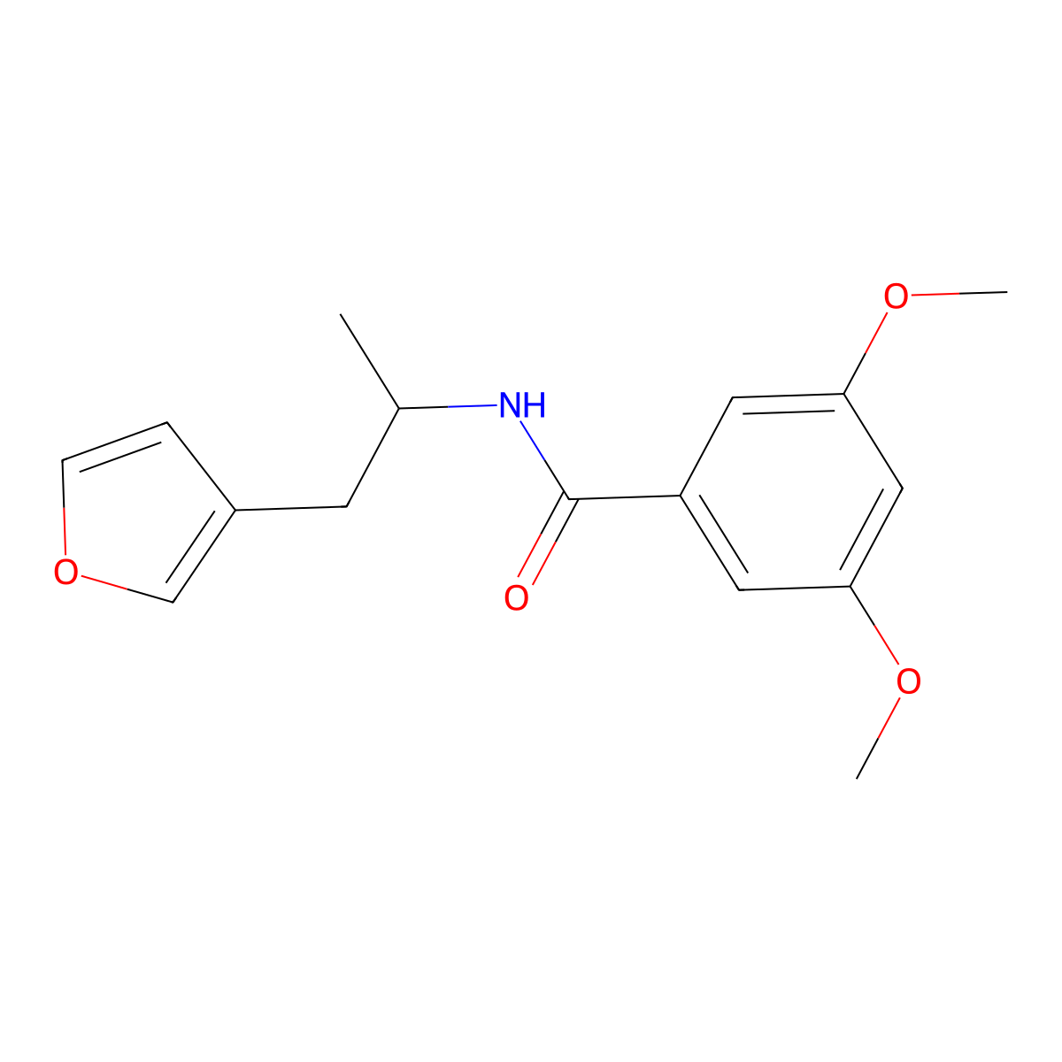 N-[1-(furan-3-yl)propan-2-yl]-3,5-dimethoxybenzamide molecular structure, CAS 1795410-61-5