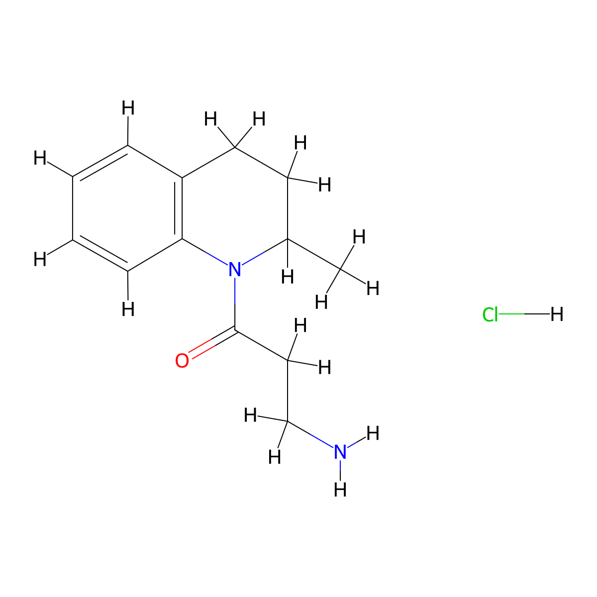 3-Amino-1-(2-methyl-1,2,3,4-tetrahydroquinolin-1-yl)propan-1-one hydrochloride molecular structure, CAS 1795432-80-2