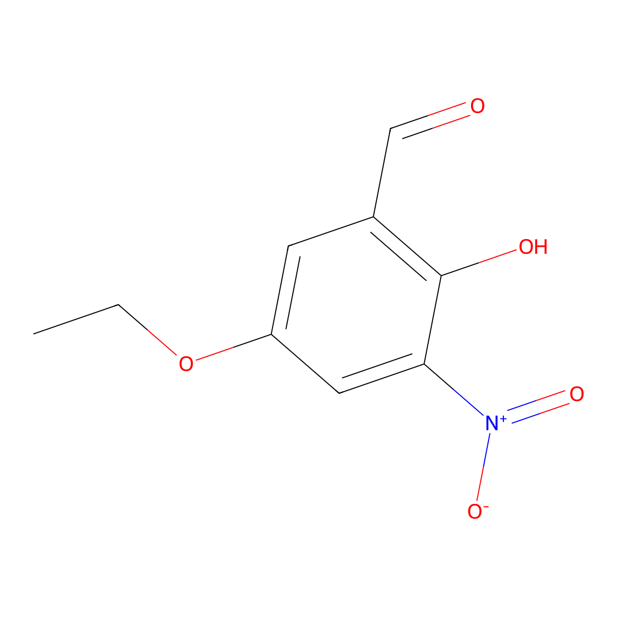 5-Ethoxy-2-hydroxy-3-nitrobenzaldehyde molecular structure, CAS 1795432-99-3