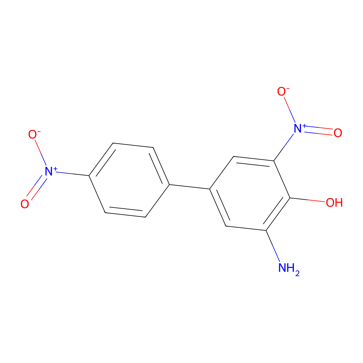 3-Amino-4',5-dinitrobiphenyl-4-ol molecular structure, CAS 1795433-07-6
