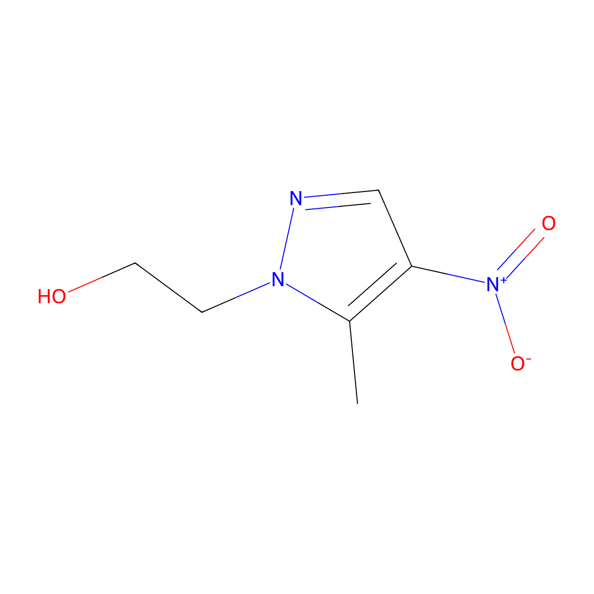 2-(5-Methyl-4-nitro-1H-pyrazol-1-yl)ethan-1-ol molecular structure, CAS 1795433-28-1