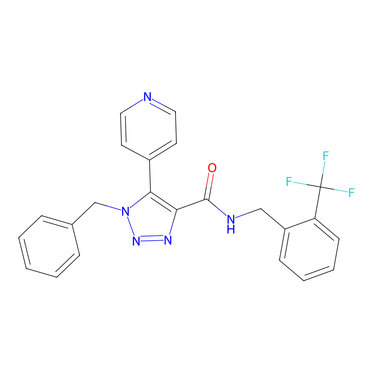 C23H18F3N5O molecular structure, CAS 1795435-80-1