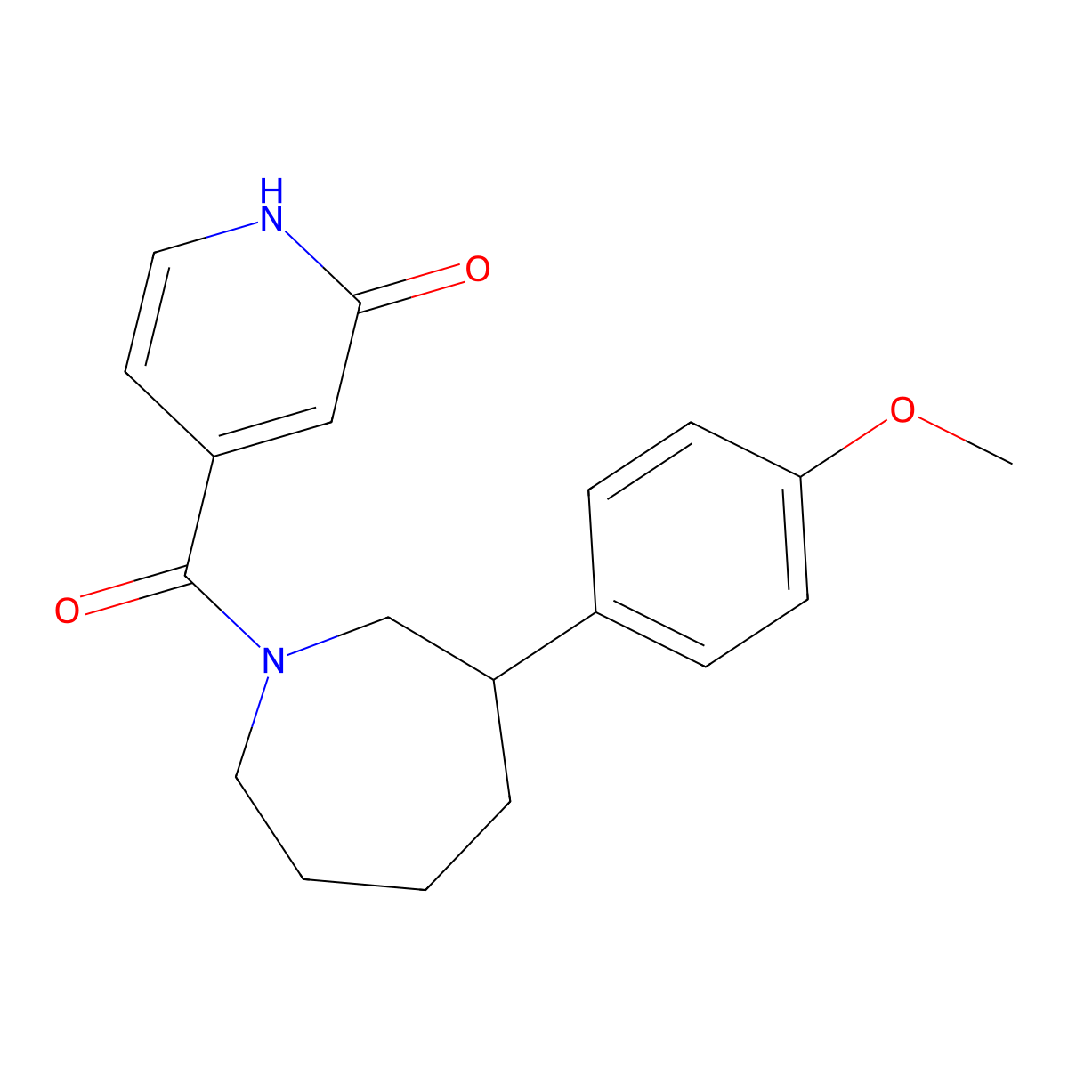 4-(3-(4-methoxyphenyl)azepane-1-carbonyl)pyridin-2(1H)-one molecular structure, CAS 1795443-24-1