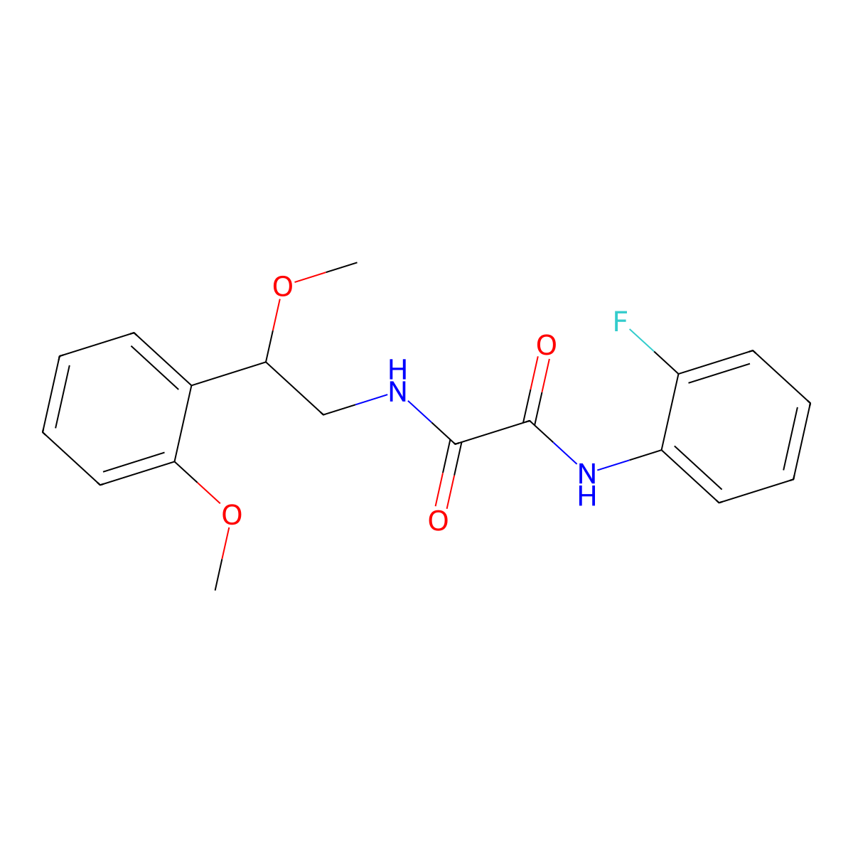 N1-(2-fluorophenyl)-N2-(2-methoxy-2-(2-methoxyphenyl)ethyl)oxalamide molecular structure, CAS 1795444-27-7