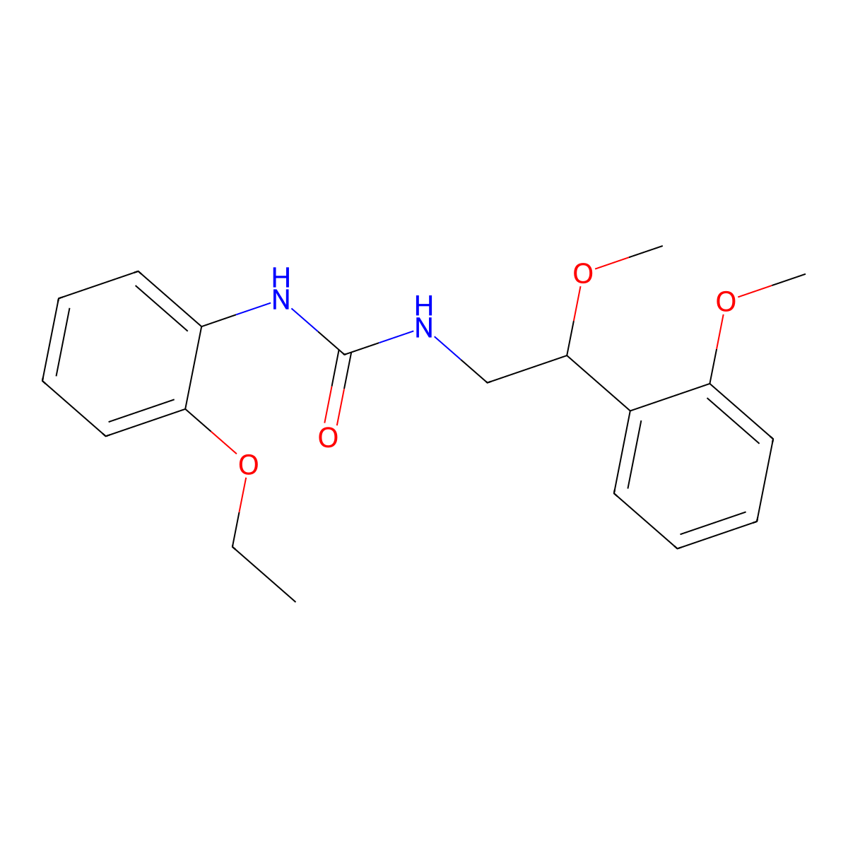 1-(2-Ethoxyphenyl)-3-[2-methoxy-2-(2-methoxyphenyl)ethyl]urea molecular structure, CAS 1795455-30-9