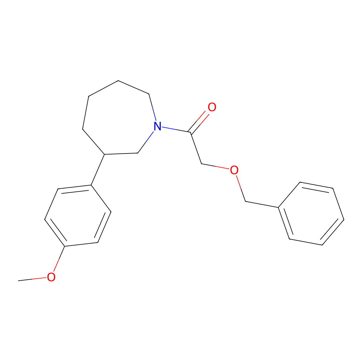 2-(Benzyloxy)-1-(3-(4-methoxyphenyl)azepan-1-yl)ethanone molecular structure, CAS 1795456-95-9