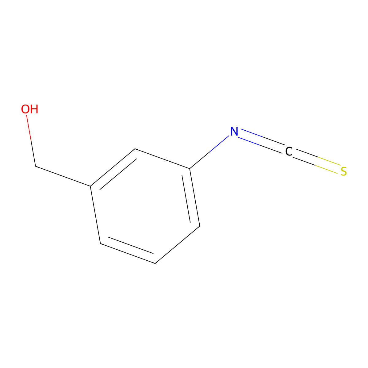 (3-Isothiocyanatophenyl)methanol molecular structure, CAS 179549-74-7