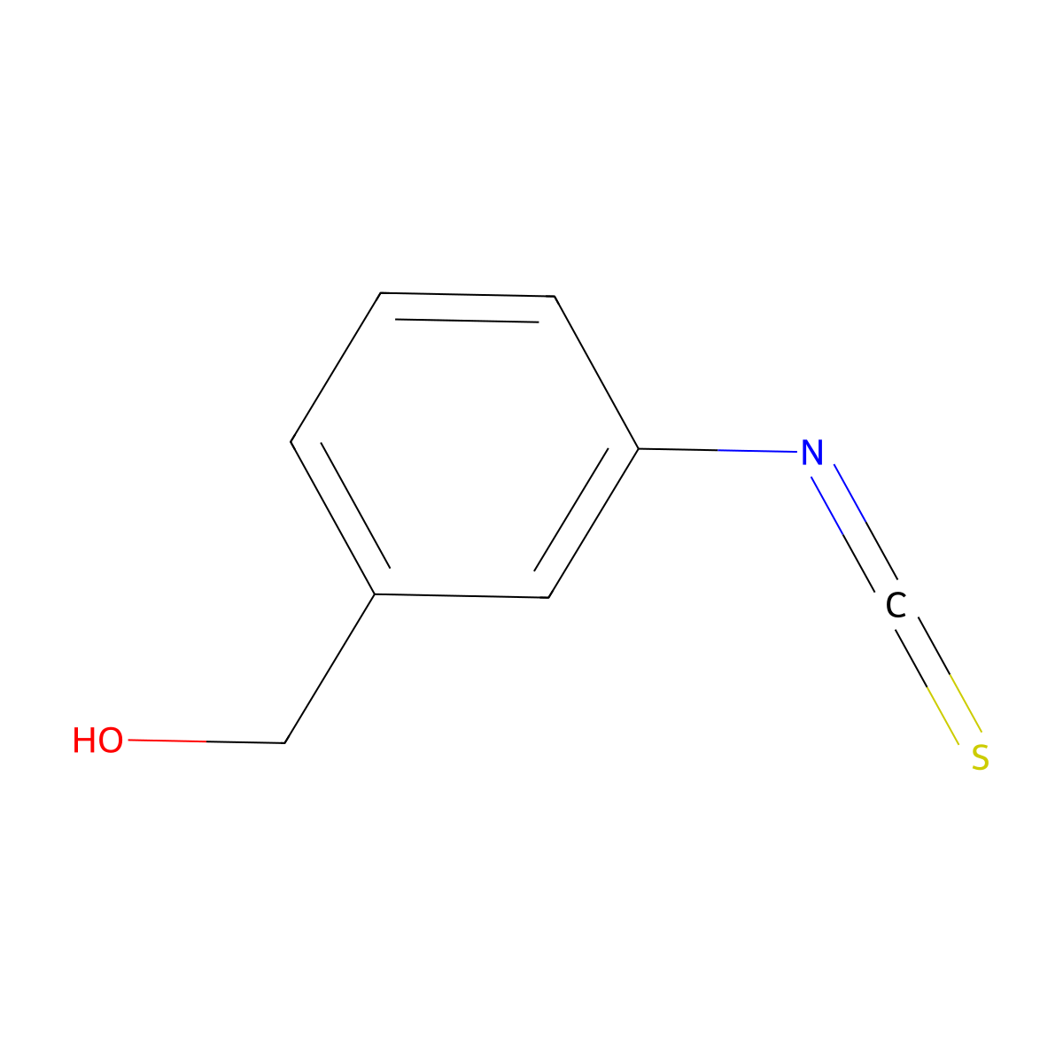 (3-Isothiocyanatophenyl)methanol molecular structure, CAS 179549-74-7