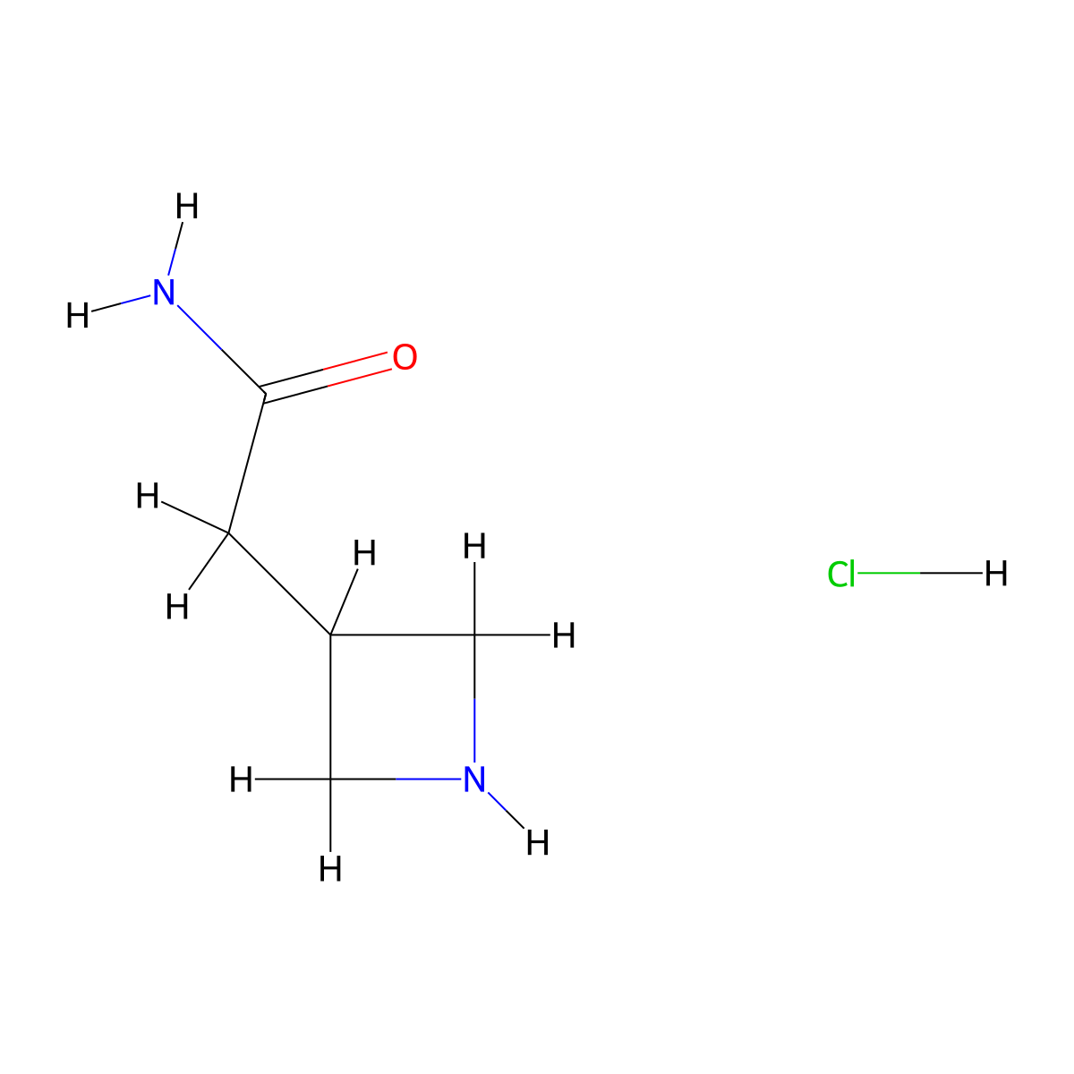 2-(Azetidin-3-yl)acetamide hydrochloride molecular structure, CAS 1795493-56-9