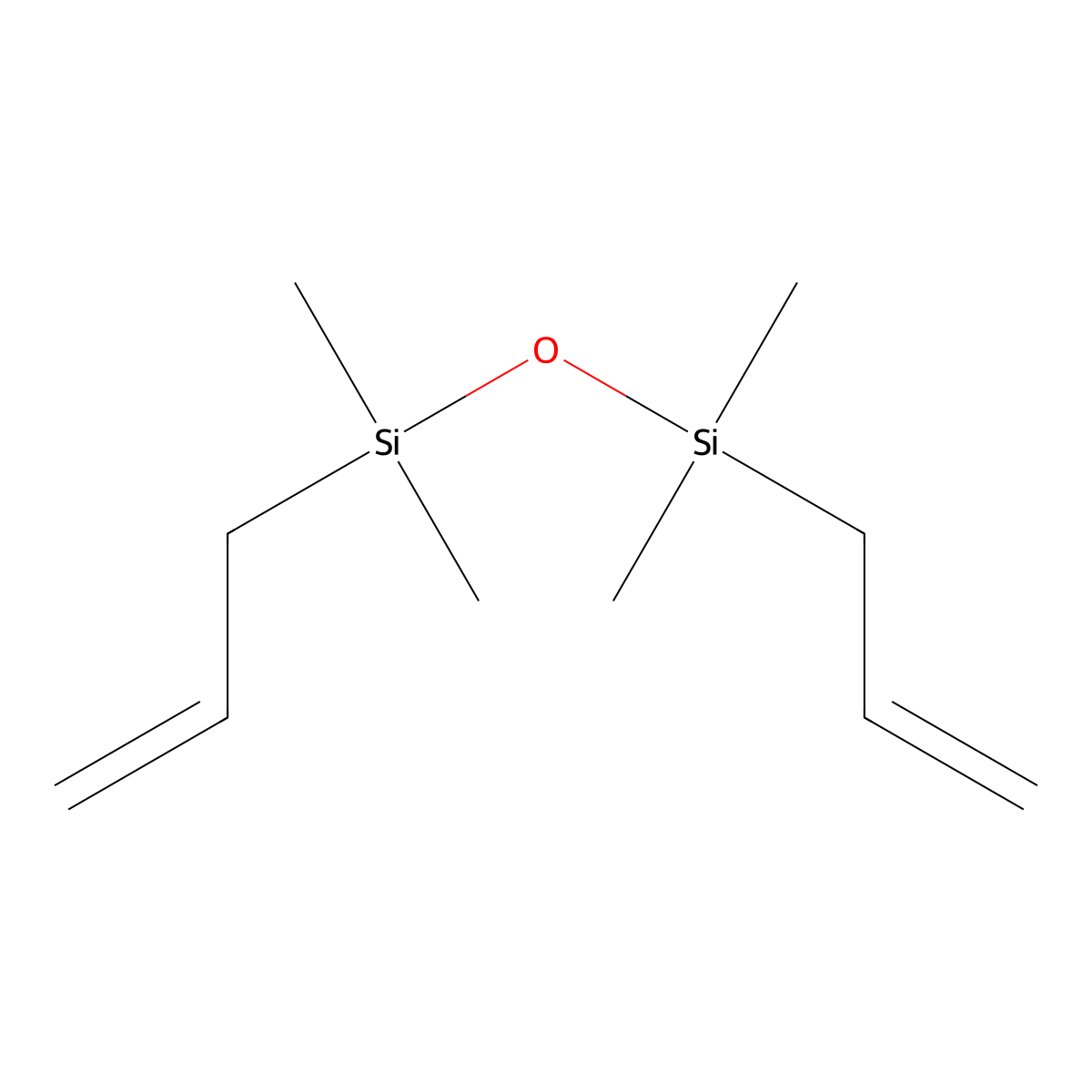 1,3-Diallyltetramethyldisiloxane molecular structure, CAS 17955-81-6