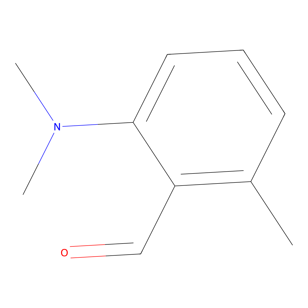 2-(Dimethylamino)-6-methylbenzaldehyde molecular structure, CAS 179554-08-6