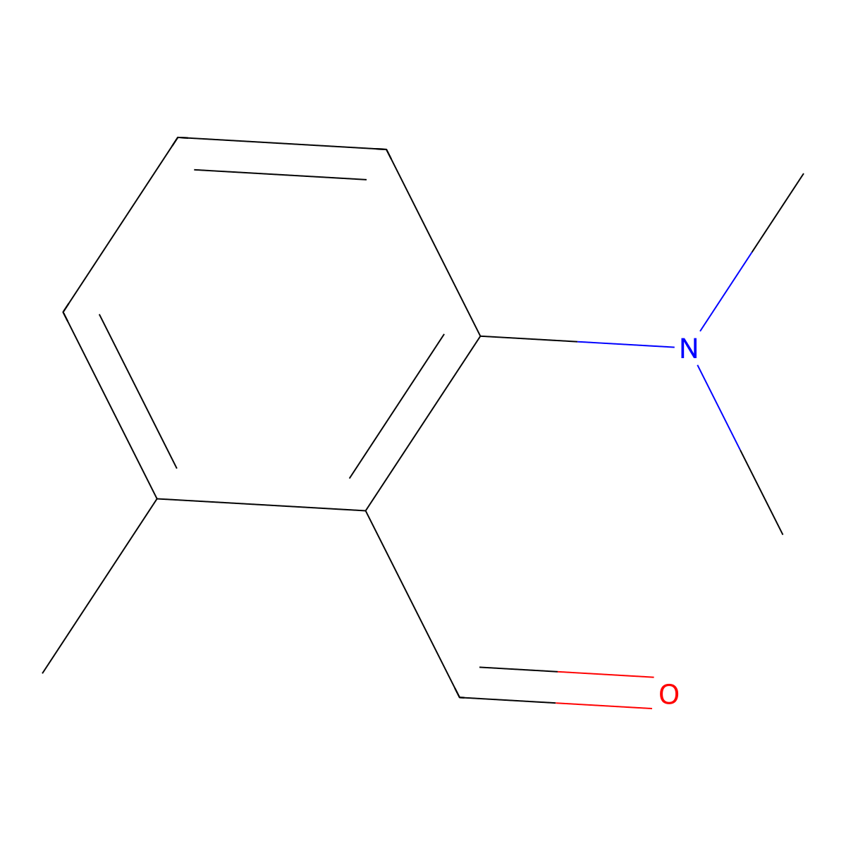 2-(Dimethylamino)-6-methylbenzaldehyde molecular structure, CAS 179554-08-6