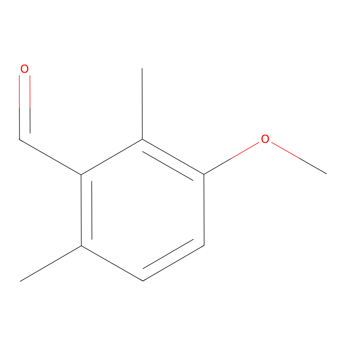 3-Methoxy-2,6-dimethylbenzaldehyde molecular structure, CAS 179554-12-2
