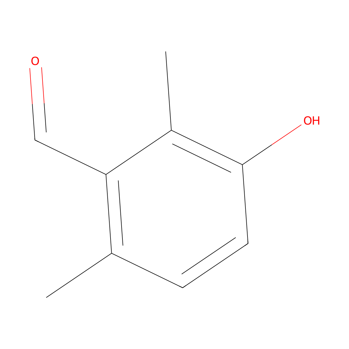 3-Hydroxy-2,6-dimethylbenzaldehyde molecular structure, CAS 179554-20-2