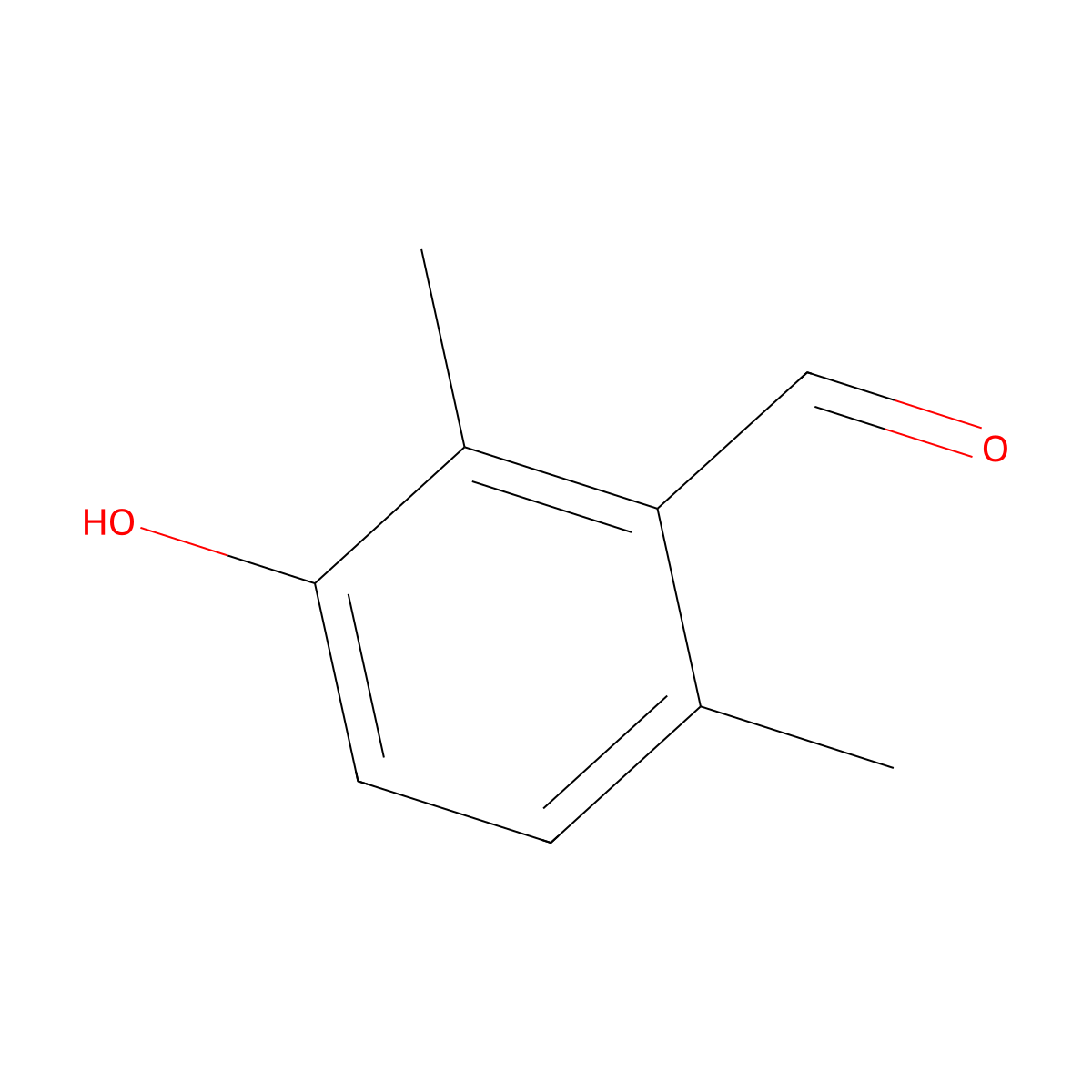 3-Hydroxy-2,6-dimethylbenzaldehyde molecular structure, CAS 179554-20-2